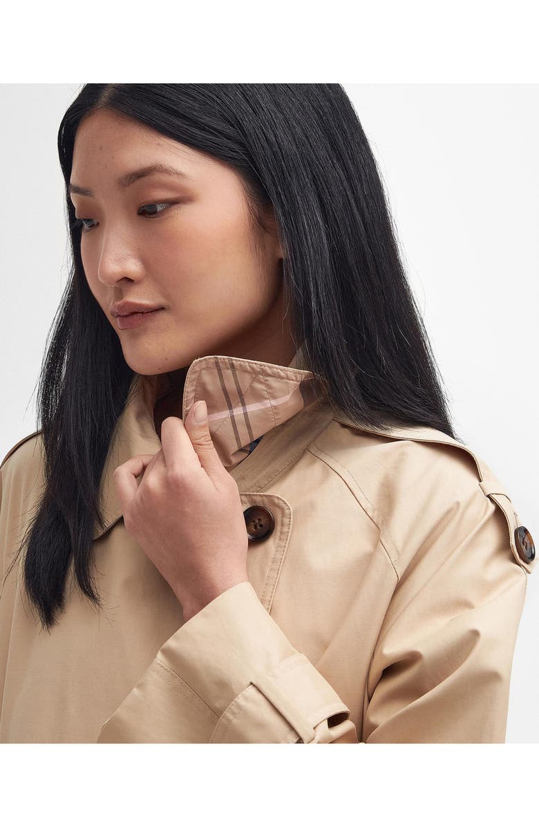 Barbour Annie Water Resistant Trench Jacket, Alternate, color, 