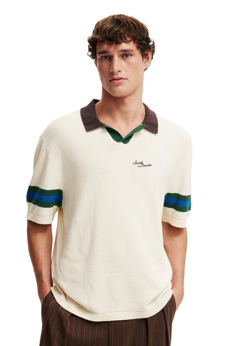 Cotton On Knitted Football Jersey, Main, color, 