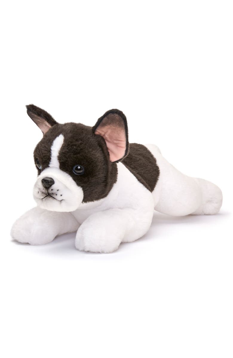FAO Schwarz Sweet Frenchton Plush Stuffed Animal, Alternate, color, White Multi
