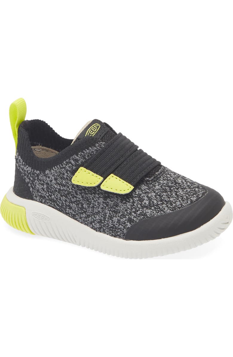 KEEN Kids' KNX Knit Sneaker, Main, color, Black/ Evening Primrose