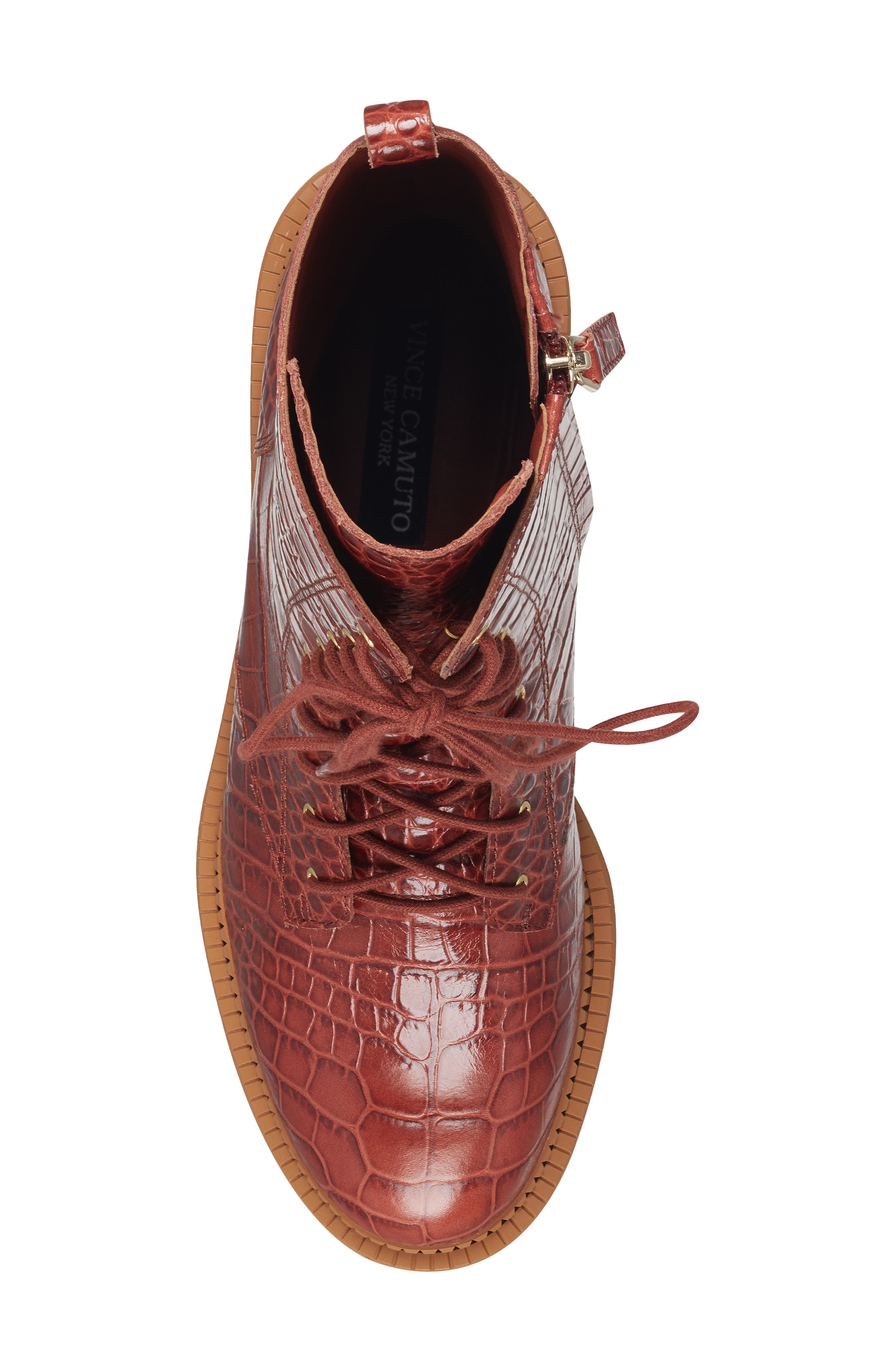 Vince Camuto Niko Lace-Up Platform Bootie, Alternate, color, 