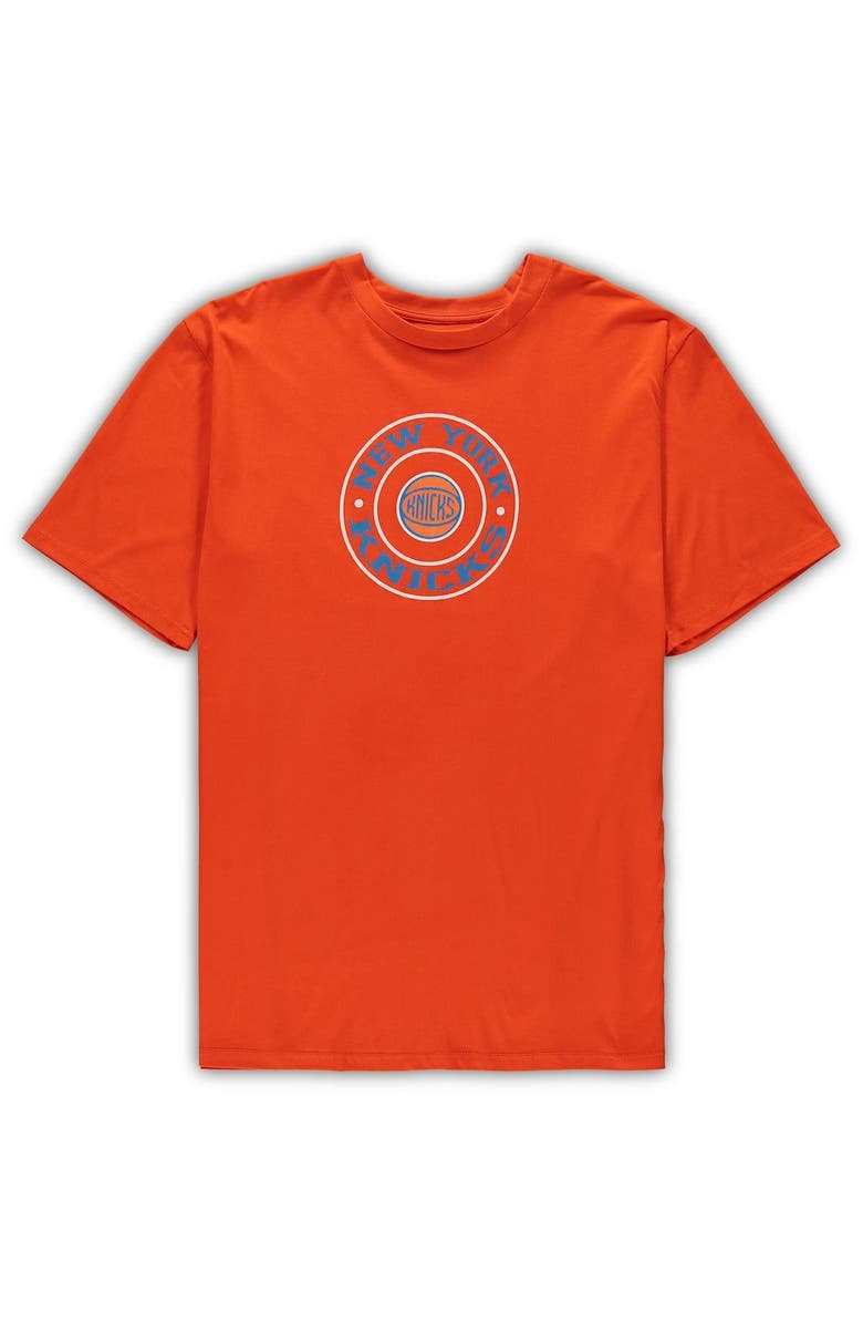 CONCEPTS SPORT Men's Concepts Sport Orange/Blue New York Knicks Big & Tall T-Shirt & Shorts Sleep Set, Alternate, color, Orange