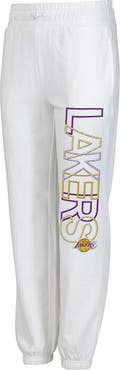 CONCEPTS SPORT Women's Concepts Sport White Los Angeles Lakers Sunray Pants