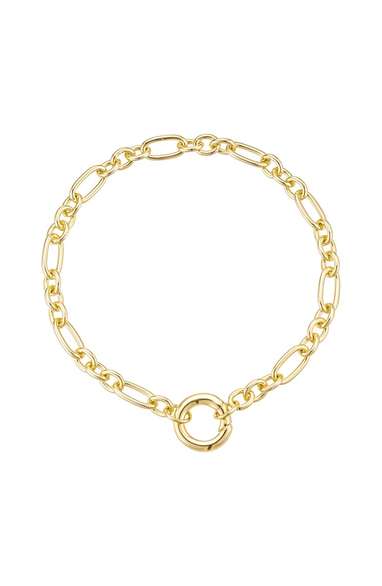 Untamed Petals Classic Link Charm Bracelet, Main, color,