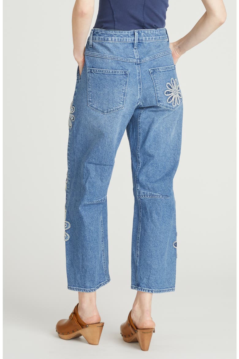 Barbie Barrel Leg Jeans, Alternate, color, MEDIUM WASH