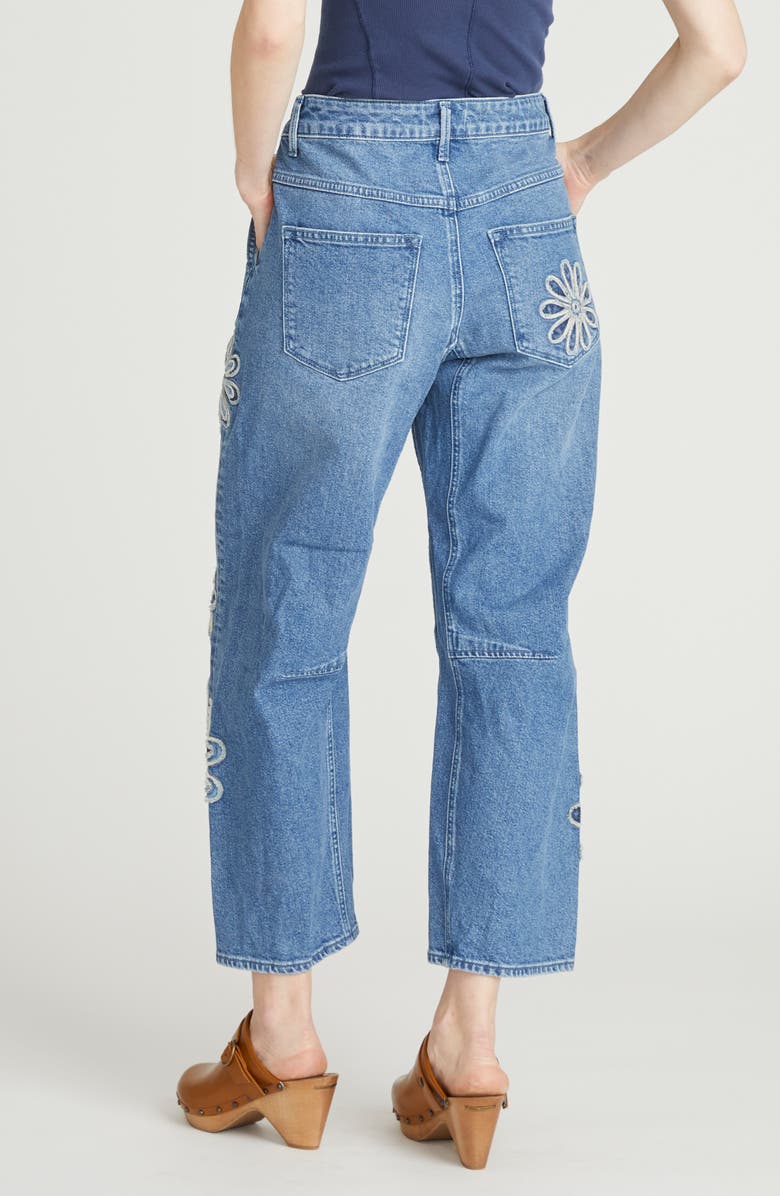 Driftwood Barbie Barrel Leg Jeans, Alternate, color, Medium Wash