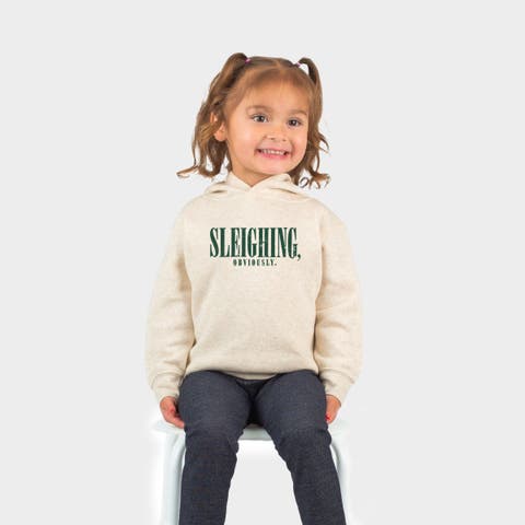Sleighing, Obviously Hoodie Toddler
