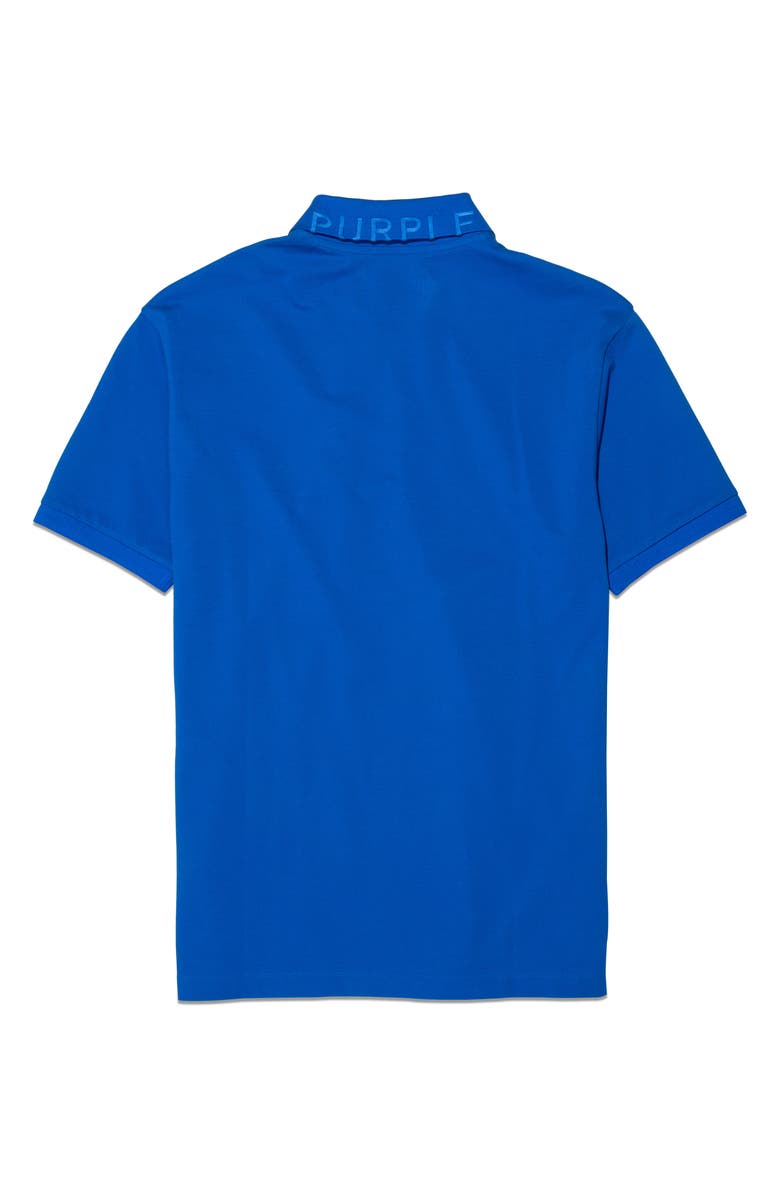 PURPLE BRAND Stretch Cotton Piqué Knit Polo, Alternate, color, 