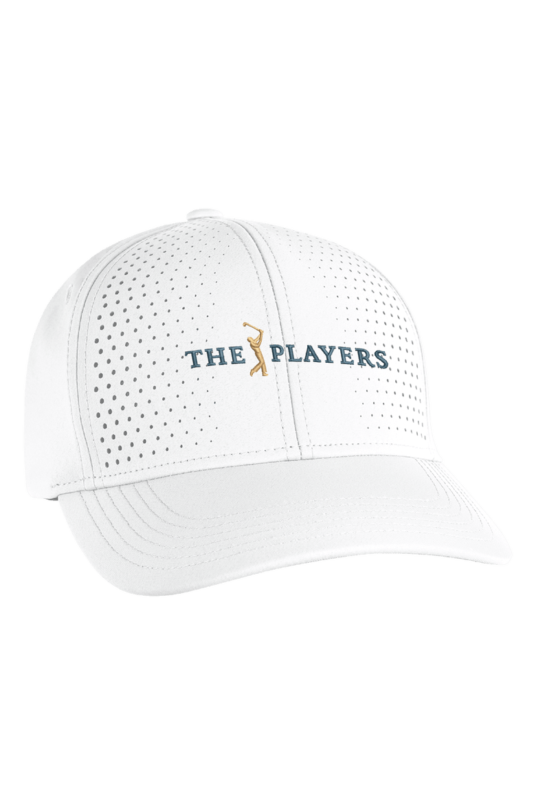 Men's Ahead White THE PLAYERS Goldman Airflow Adjustable Hat, Main, color, White