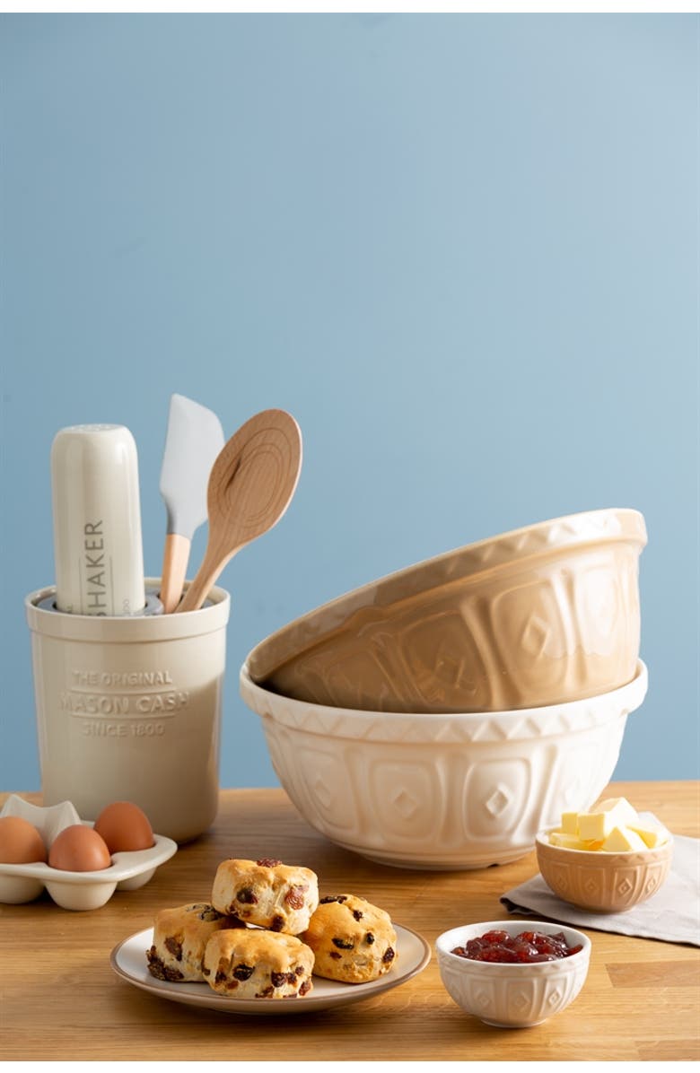 MASON CASH Cane Collection Size Mixing Bowl 3 Piece Set, Alternate, color, Beige