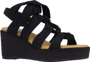 J. Reneé Garlynn Lace-Up Platform Wedge Sandal