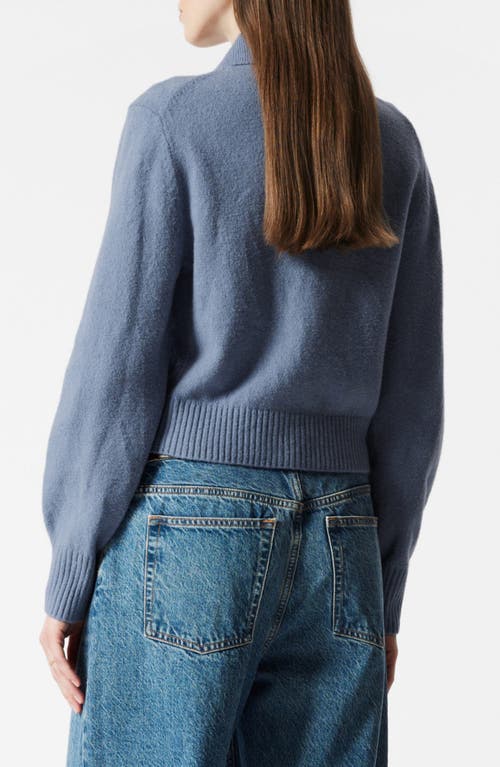 & Other Stories Collared Cardigan In Blue