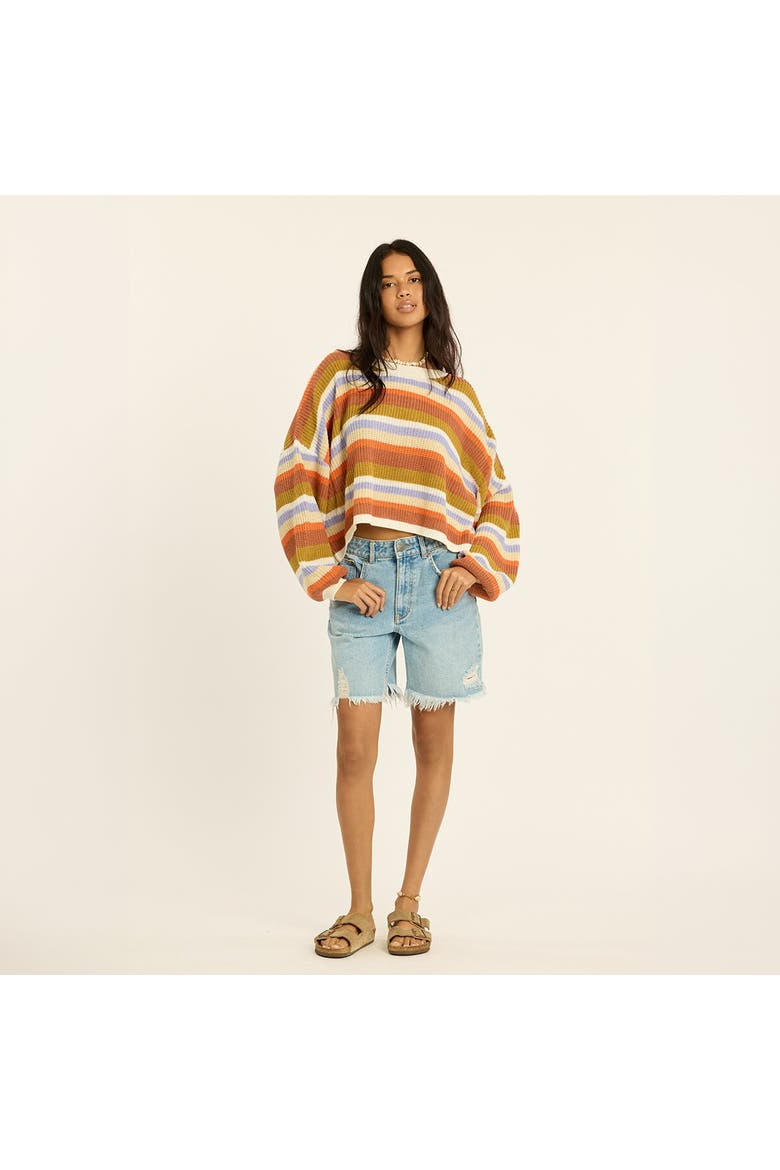 Keepin It Coastal Crew Sweater - Women's, Alternate, color, Multi