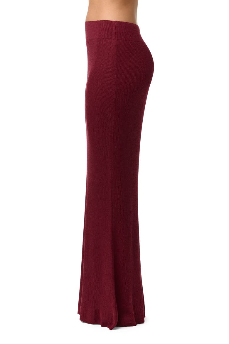 Knit Maxi Skirt, Alternate, color, SANGRIA