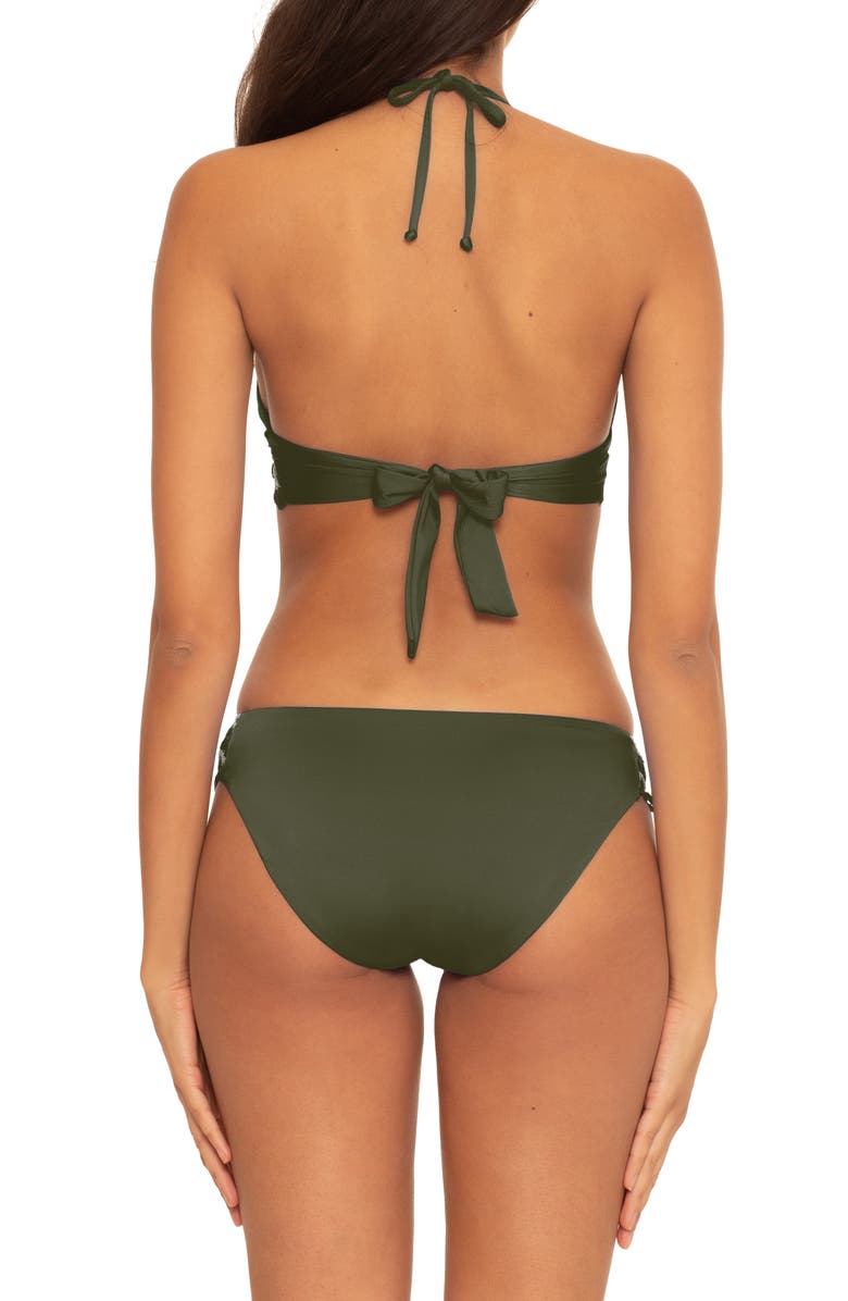 Becca Delilah Triangle Bikini Top, Alternate, color, Bay Leaf