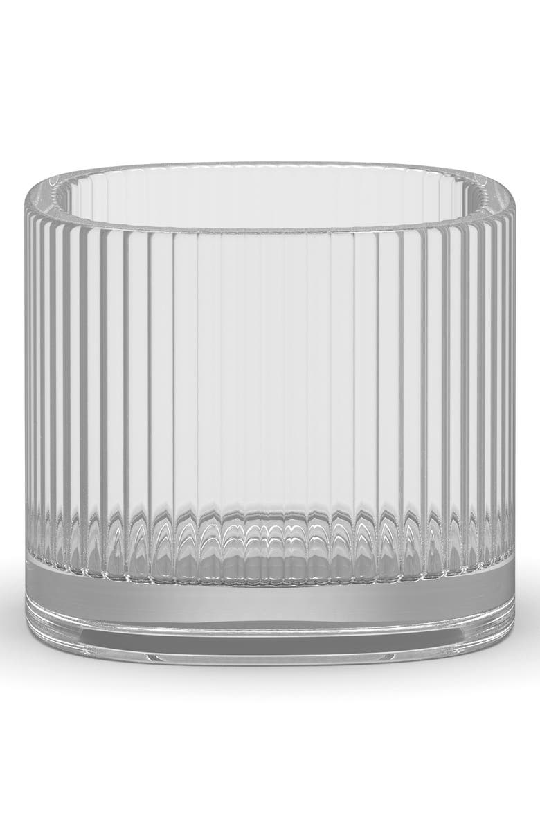 Orrefors Magica Super Circle Medium Glass Votive Holder, Main, color, Clear