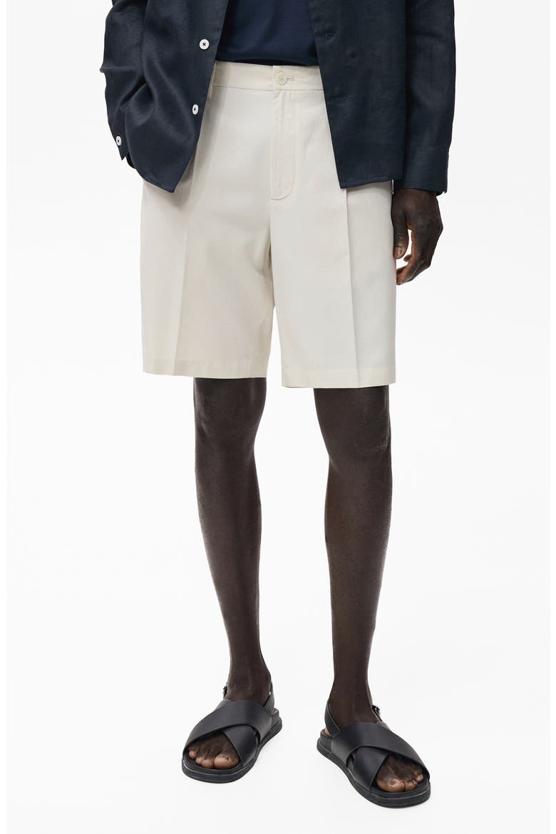 Bermuda Shorts, Main, color, OFF WHITE