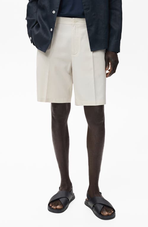 Mango Bermuda Shorts In White