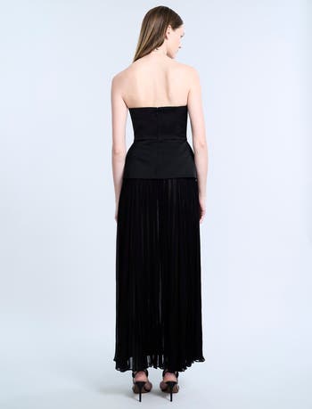 スーツ・フォーマル・ドレス BCBGMAXAZRIA Sleeveless Peplum Dress 2 Strapless Peplum Gown – BCBGMAXAZRIA