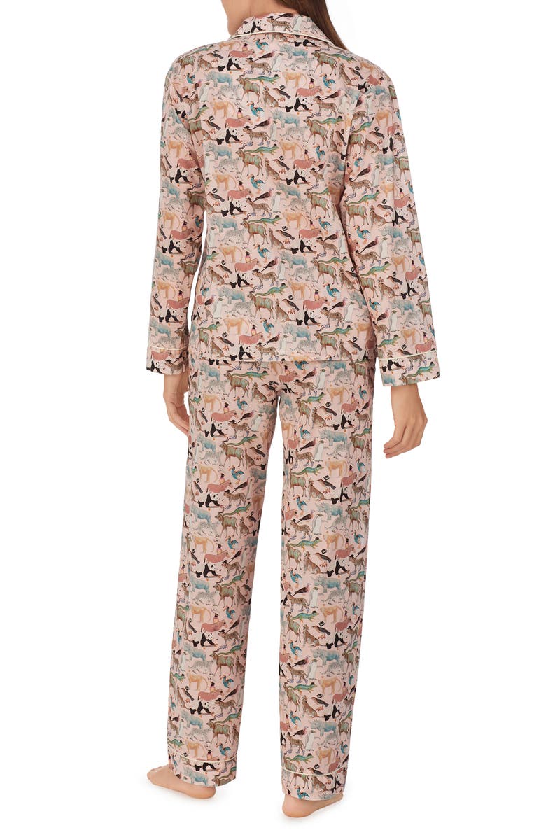 BedHead Pajamas Liberty Animal Print Cotton Pajamas, Alternate, color, 