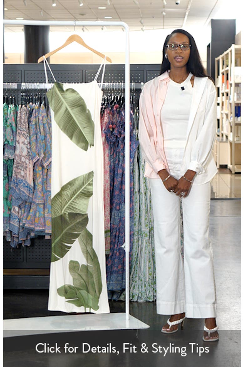 Fifi Palm Column Maxi Dress video