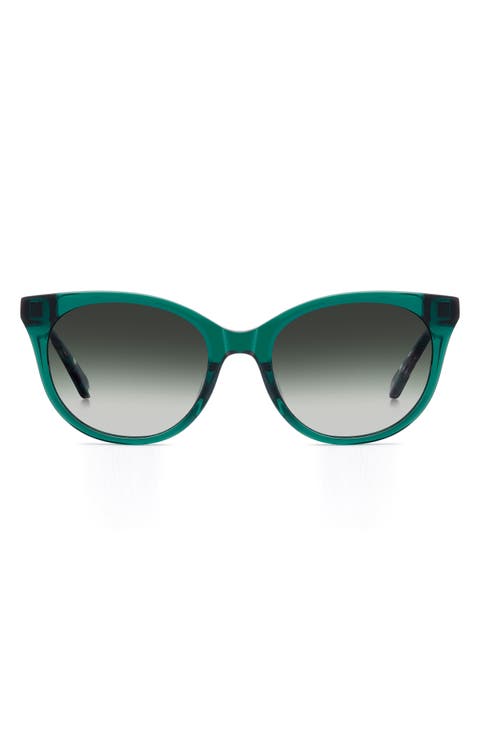karlee 53mm gradient round sunglasses