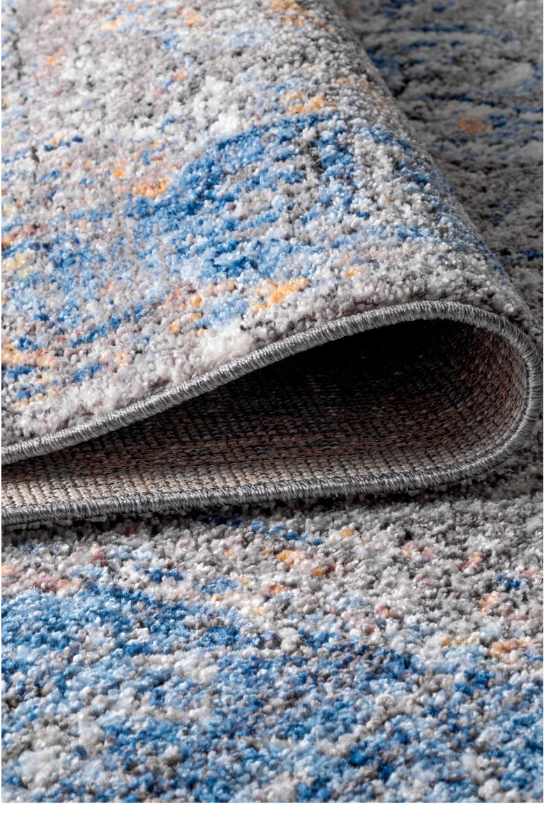 JONATHAN Y Anatolia Vintage Medallion Peacock Area Rug, Alternate, color, Peacock Blue/Gray