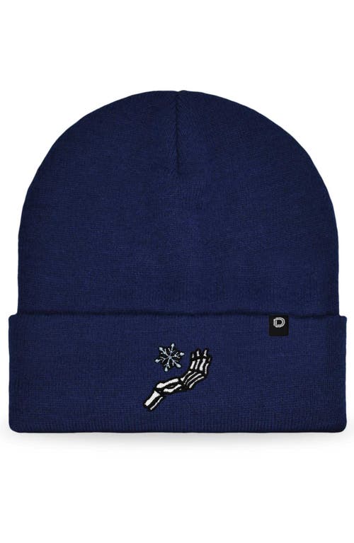 Dalix Chill Touch Beanie In Navy Blue