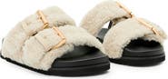 AllSaints Sian Genuine Shearling Sandal