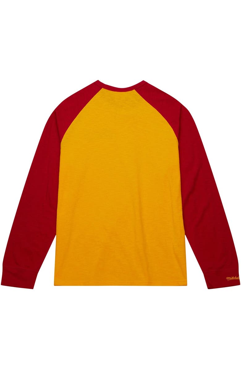 Mitchell & Ness Men's Mitchell & Ness Gold USC Trojans Legendary Slub Raglan Long Sleeve T-Shirt, Alternate, color, Gold