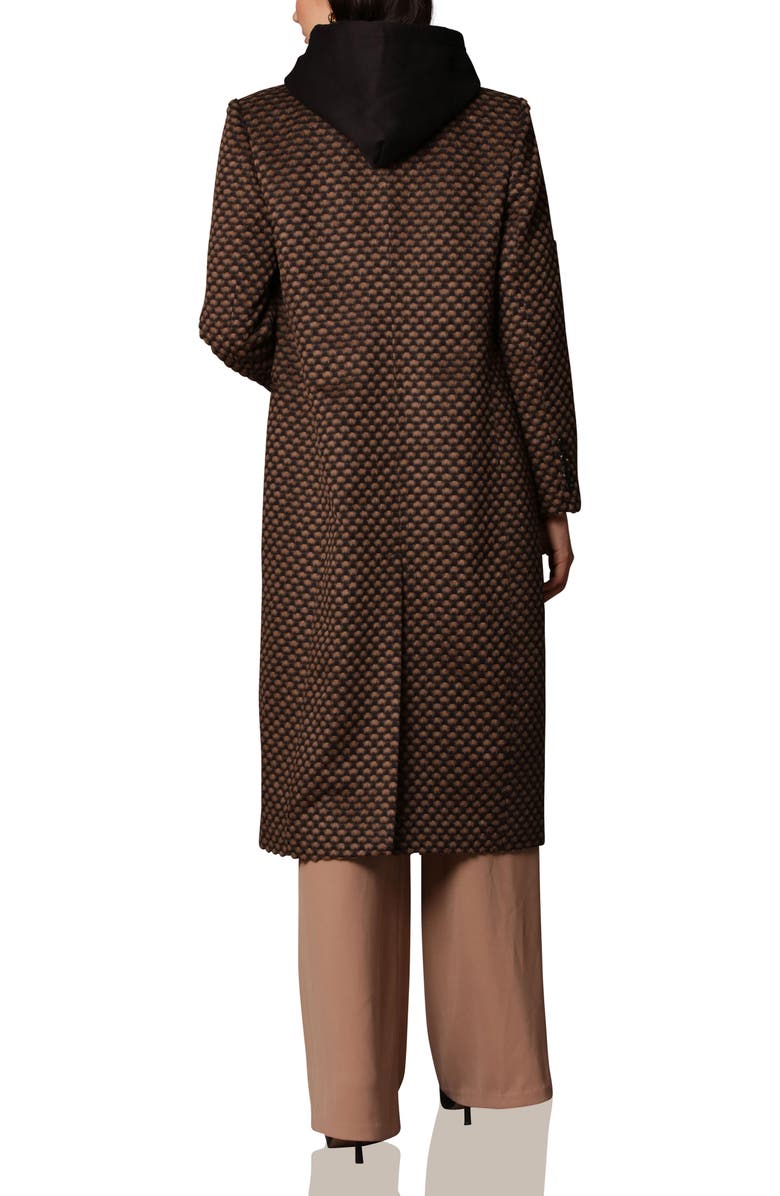 Avec Les Filles Double Breasted Coat, Alternate, color, 