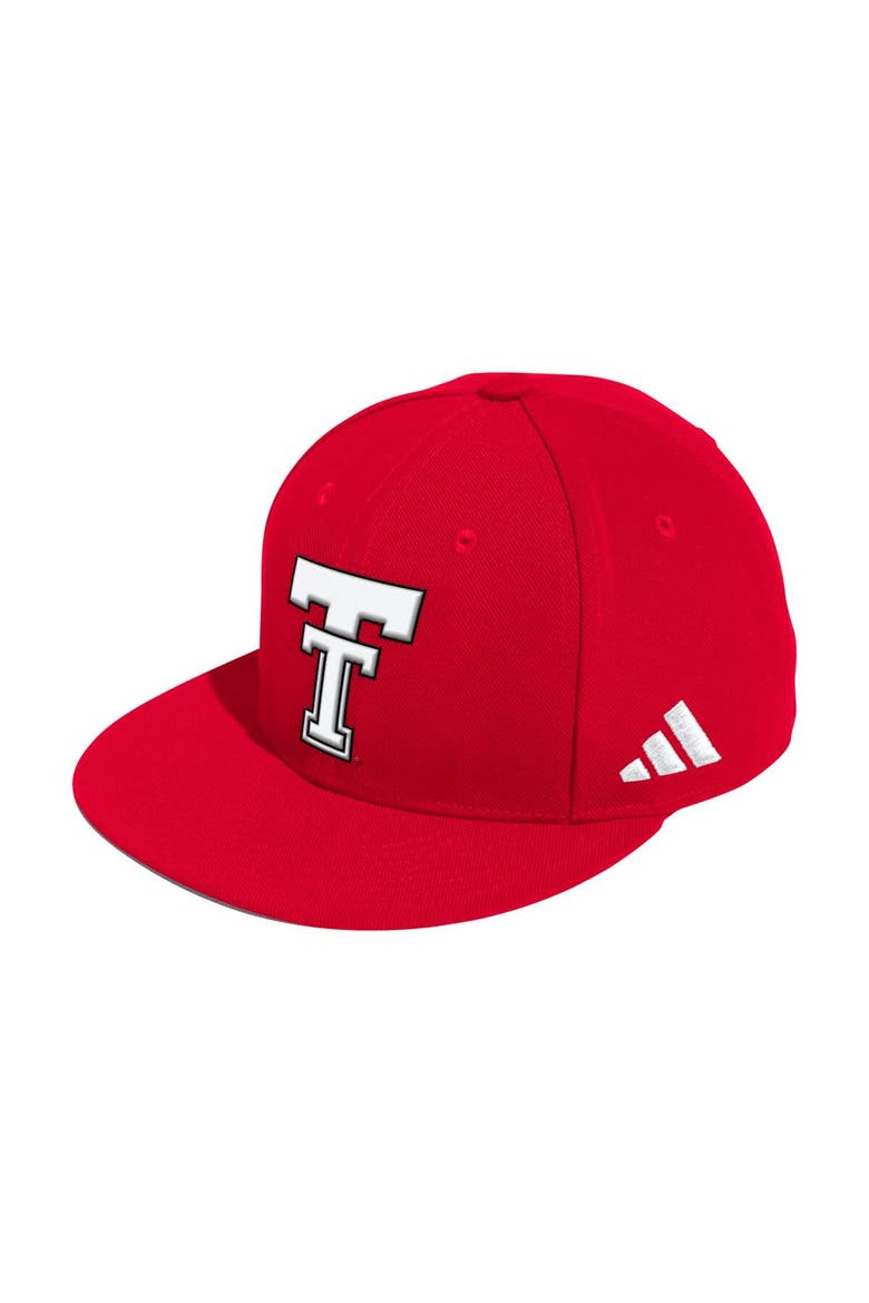 Men's adidas  Red Texas Tech Red Raiders On-Field Fitted Baseball Hat, Main, color, Red