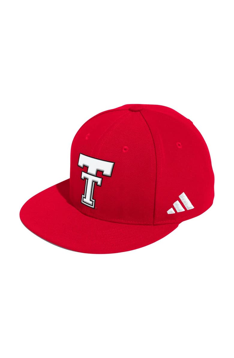 adidas Men's adidas  Red Texas Tech Red Raiders On-Field Fitted Baseball Hat, Main, color, Red