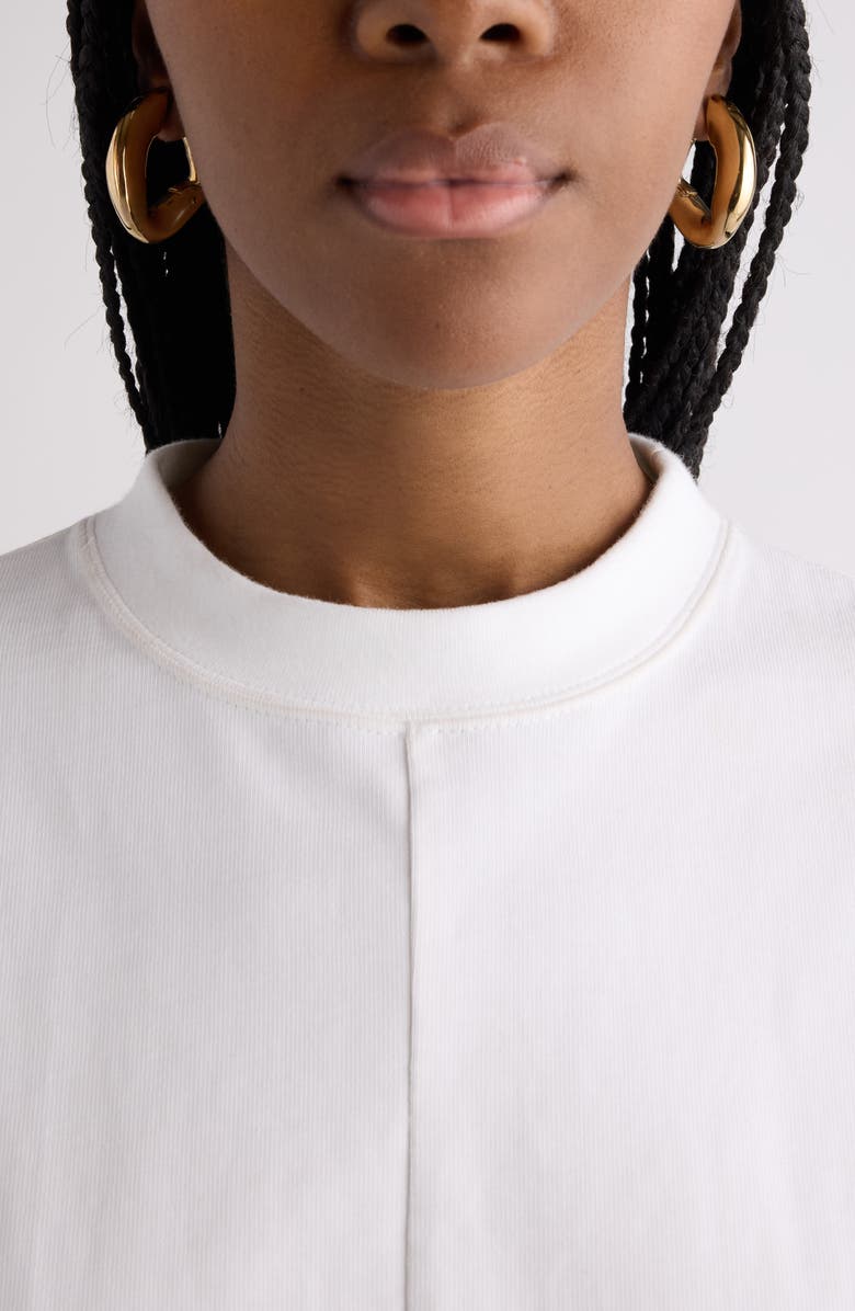 Balenciaga Eisa Hoop Earrings, Alternate, color, Shiny Gold