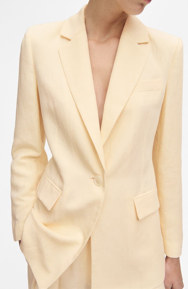 MANGO Notch Lapel Blazer, Main, color, 
