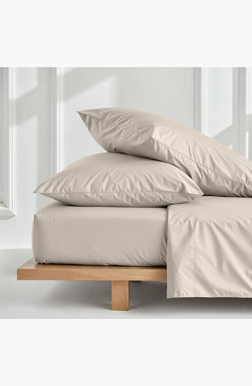 Italic Luxe Australian Sateen Pillowcase Set In Neutral