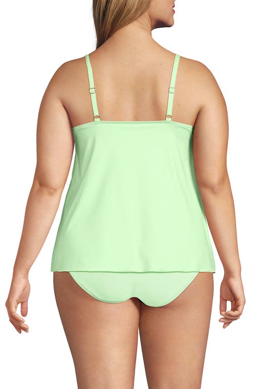 LANDS' END LANDS' END TULIP HEM TANKINI TOP