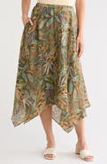 Vince Camuto Elastic Waist Midi Skirt