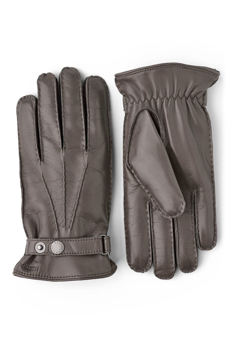 'Jake' Leather Gloves, Main, color, CLAY