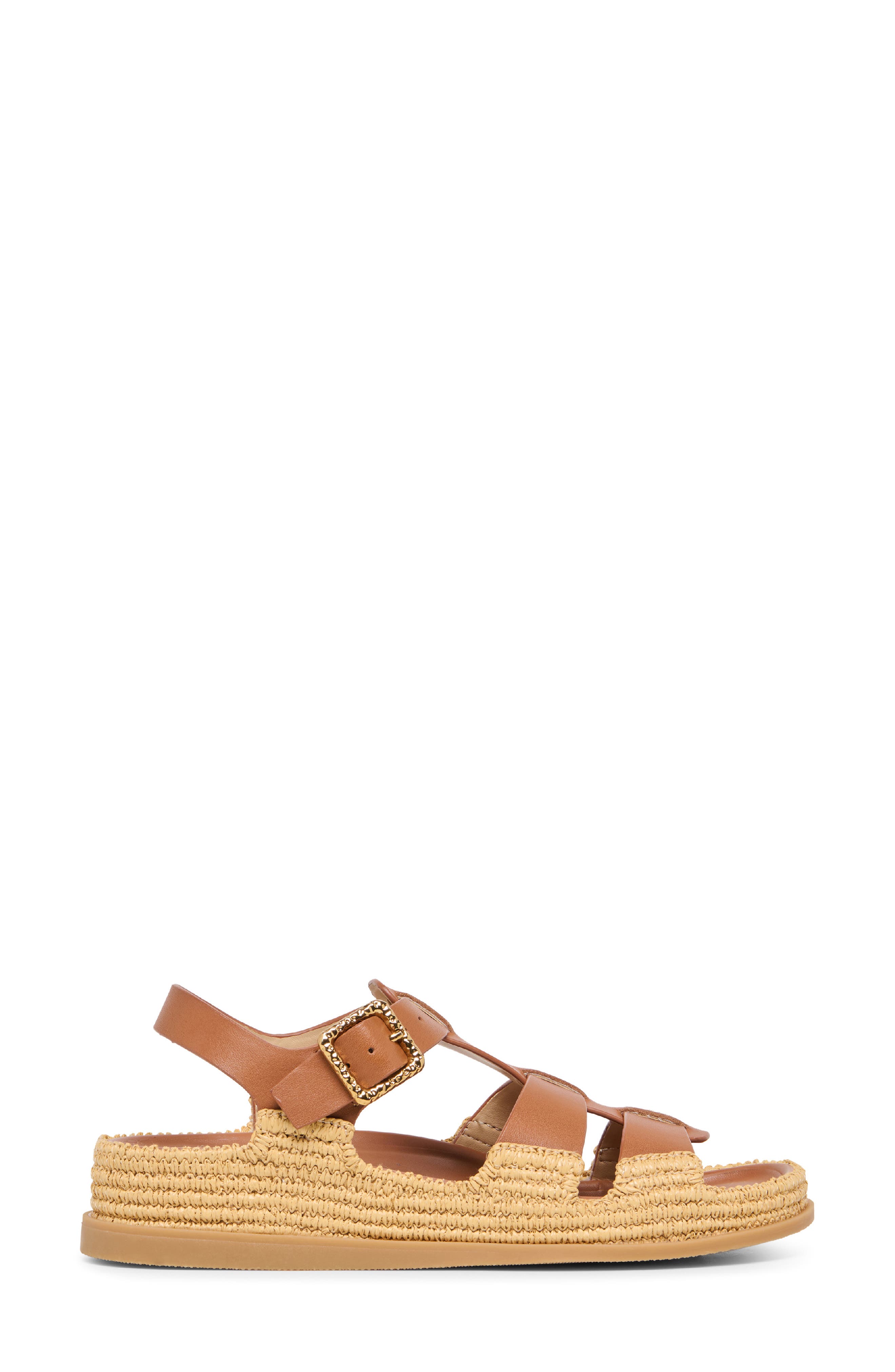 Dolce Vita Shenna Slingback Platform Sandal, Alternate, color, Saddle Leather