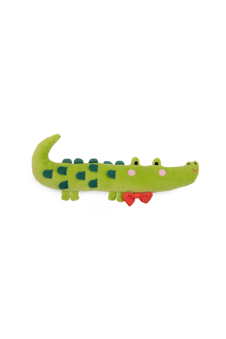 Crocodile Soft Rattle The Toupitis, Main, color, Green