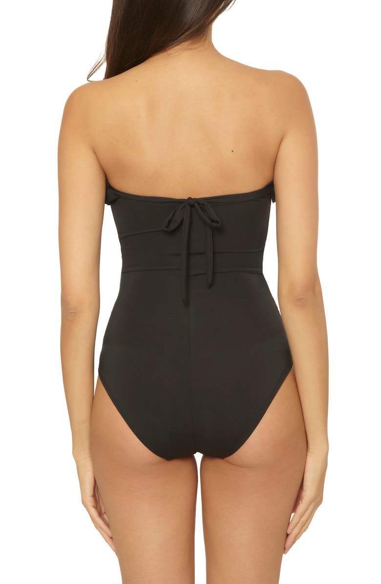 Soluna Sun Goddess One-Piece Swimsuit, Alternate, color, Black
