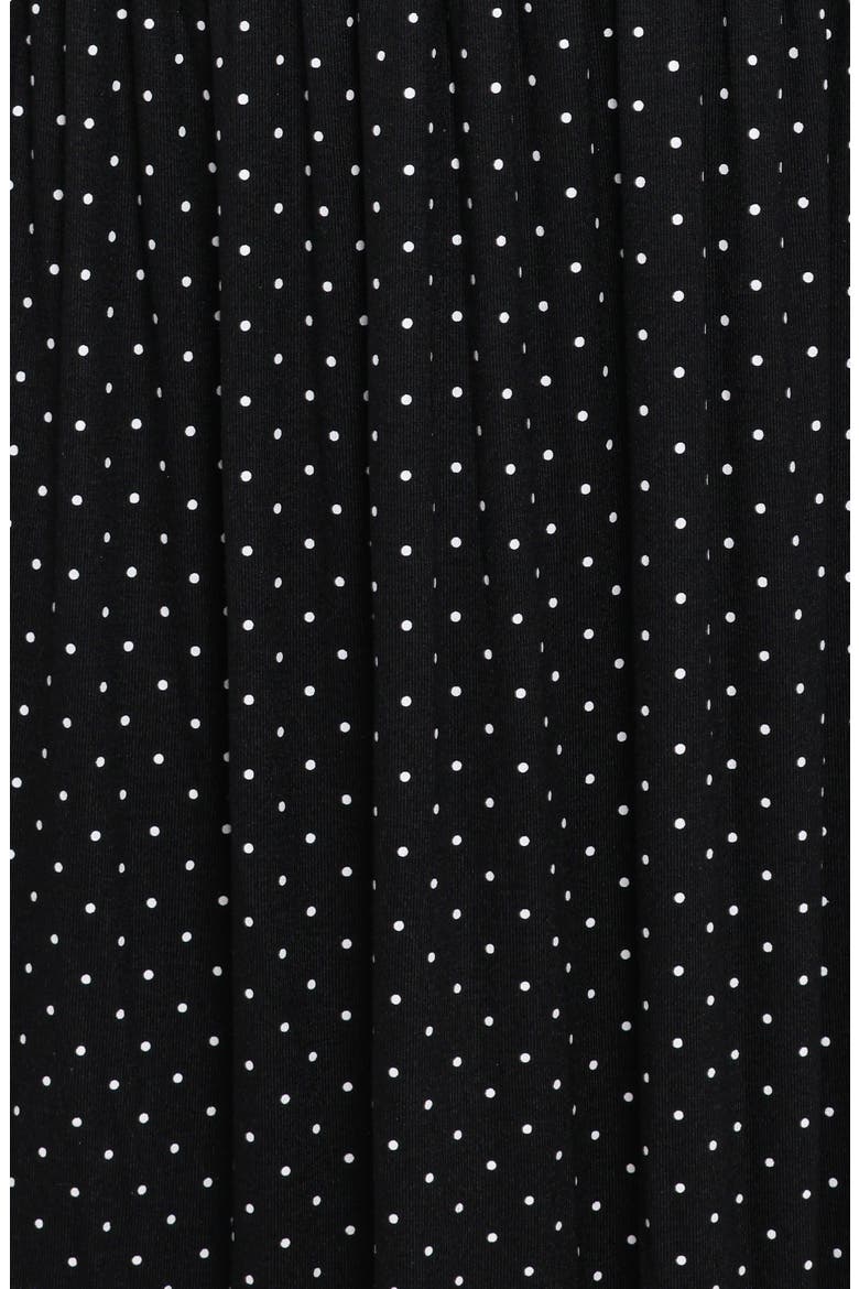 Shirley Polka Dot Sleeveless Maxi Dress, Alternate, color, BLACK POLKA DOT