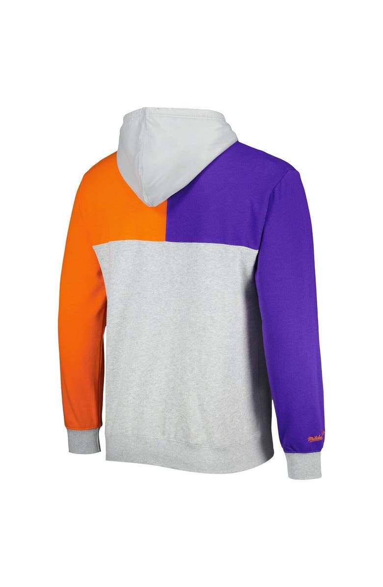 Mitchell & Ness Men's Mitchell & Ness Heather Gray Phoenix Suns Tie-Breaker Pullover Hoodie, Alternate, color, Heather Gray