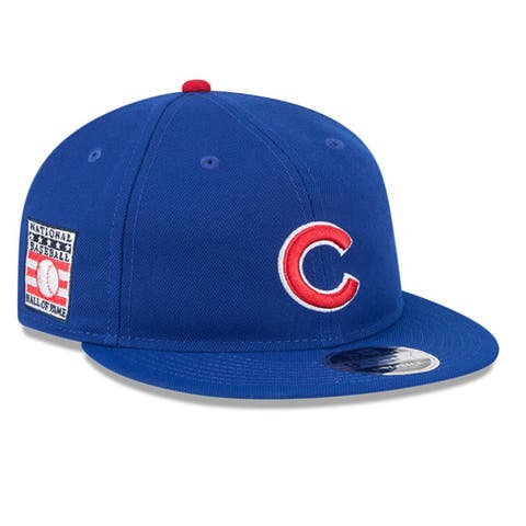 Men's New Era Royal Chicago Cubs Baseball Hall of Fame Retro Crown 9FIFTY Adjustable Hat