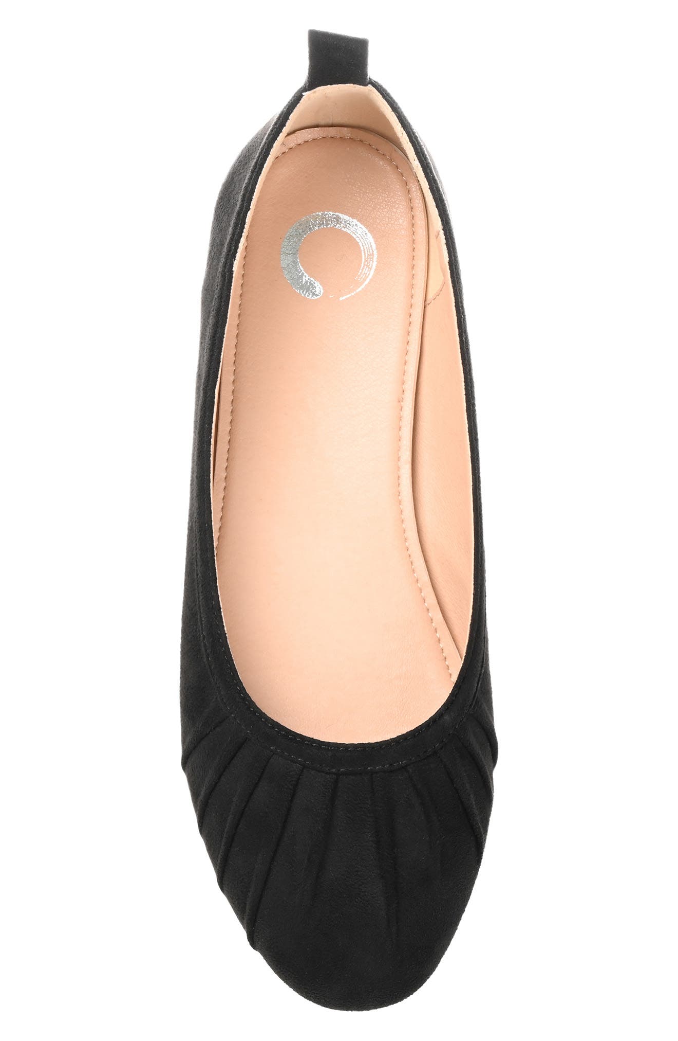 Journee Collection Tannya Flat, Alternate, color, Black