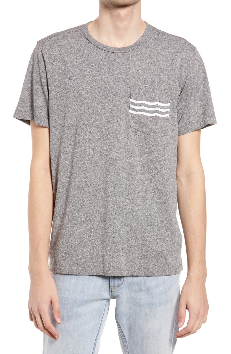 Sol Angeles Waves Pocket T-Shirt, Main, color, 