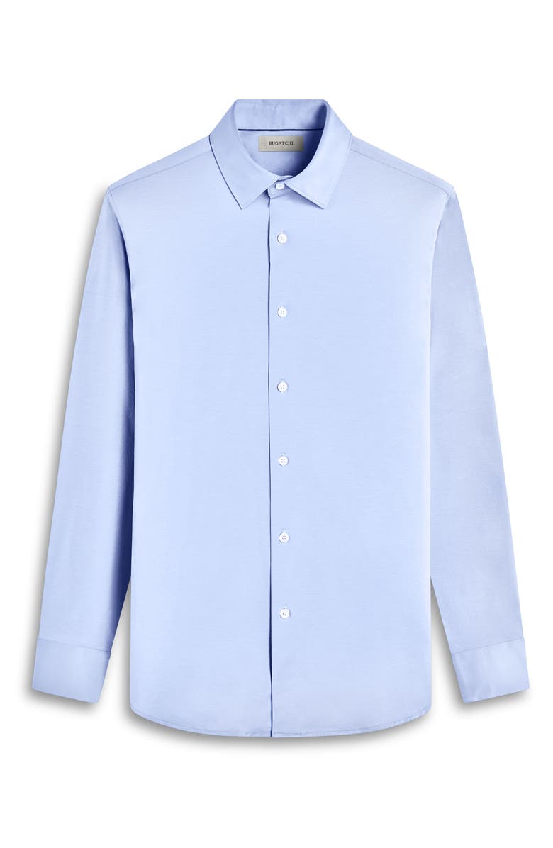 Bugatchi James OoohCotton<sup>®</sup> Button-Up Shirt, Alternate, color, Sky