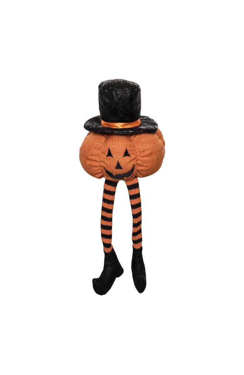 Transpac Plush Jack Shelf Sitter Decorative Figurine Halloween Decor, Main, color, Black