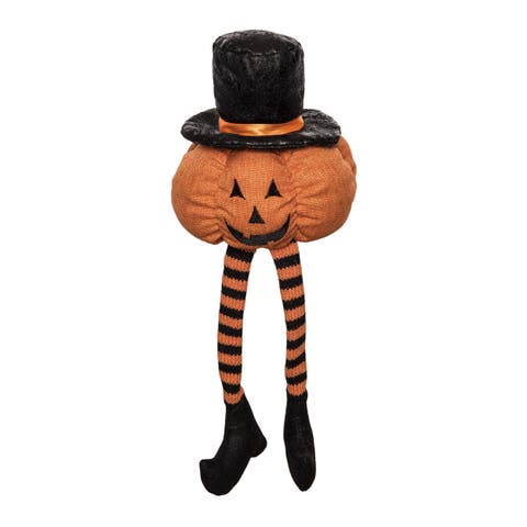 Plush Jack Shelf Sitter Decorative Figurine Halloween Decor
